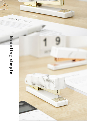 匠心獨(dú)具，盡顯品味 工廠直銷大理石紋辦公用品筆筒，提升辦公空間的高級感與實(shí)用性